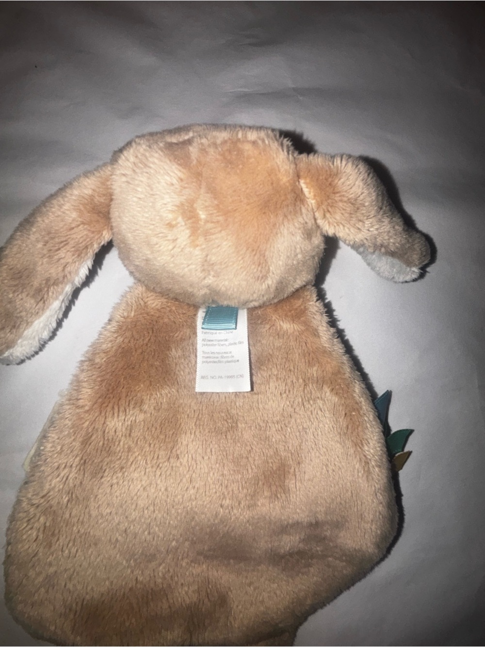 Replacement Itzy Ritzy Lovey Bunny Rabbit Sherpa Tags Ribbons Teether Rattle Toy - Picture 6 of 8